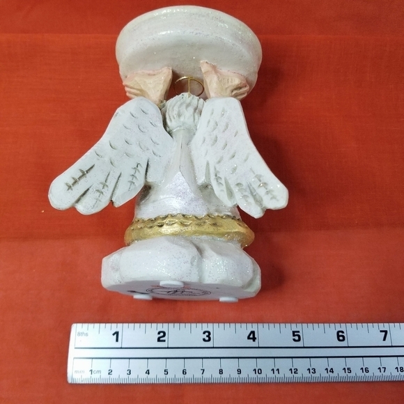 VTG David Frykman Oldest Angel Candle Holder DF3221 All That Glitters Christmas - Picture 8 of 13